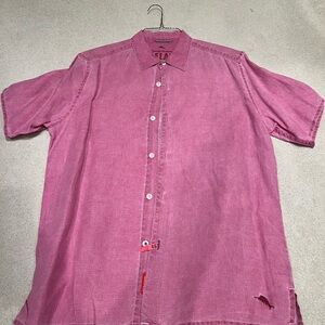Tommy Bahama Pink Casual Button Down Shirt